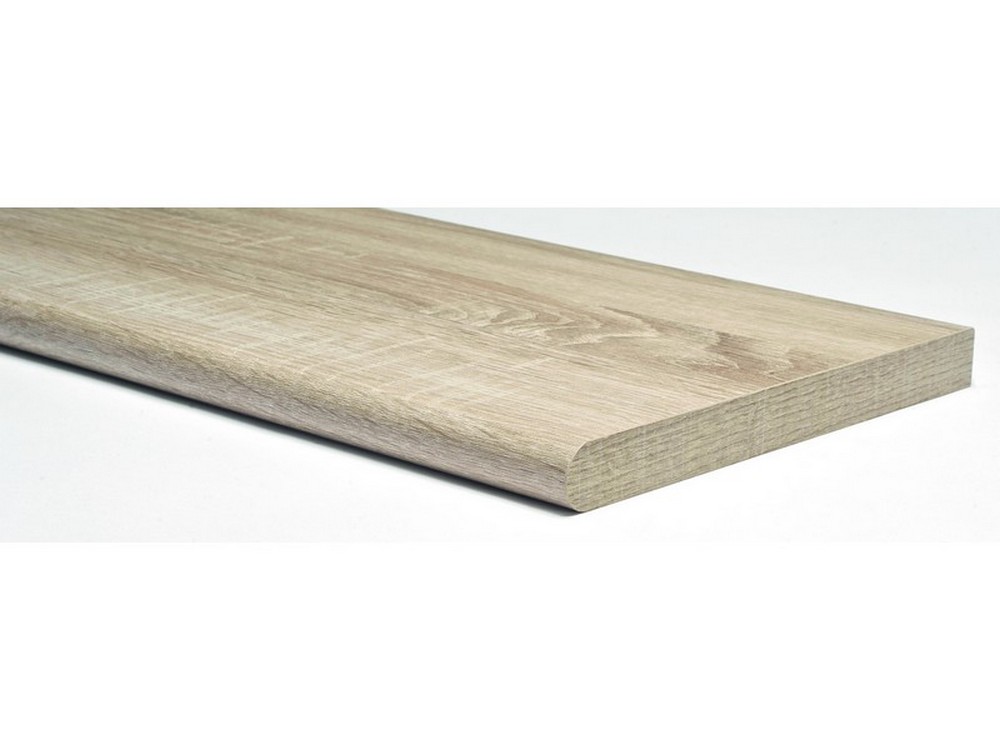 MENSOLA MURALE STONDATA Col. Rovere sonoma cm. 80x25x2,5