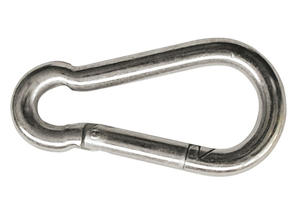 MOSCHETTONE TIPO POMPIERE In acciaio inox mm. 80