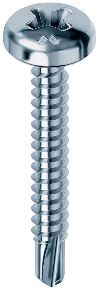 Mustad VITE AUTOPERFORANTE PER FERRO DRILLEX TC ZINCATA  mm. 4,8x25