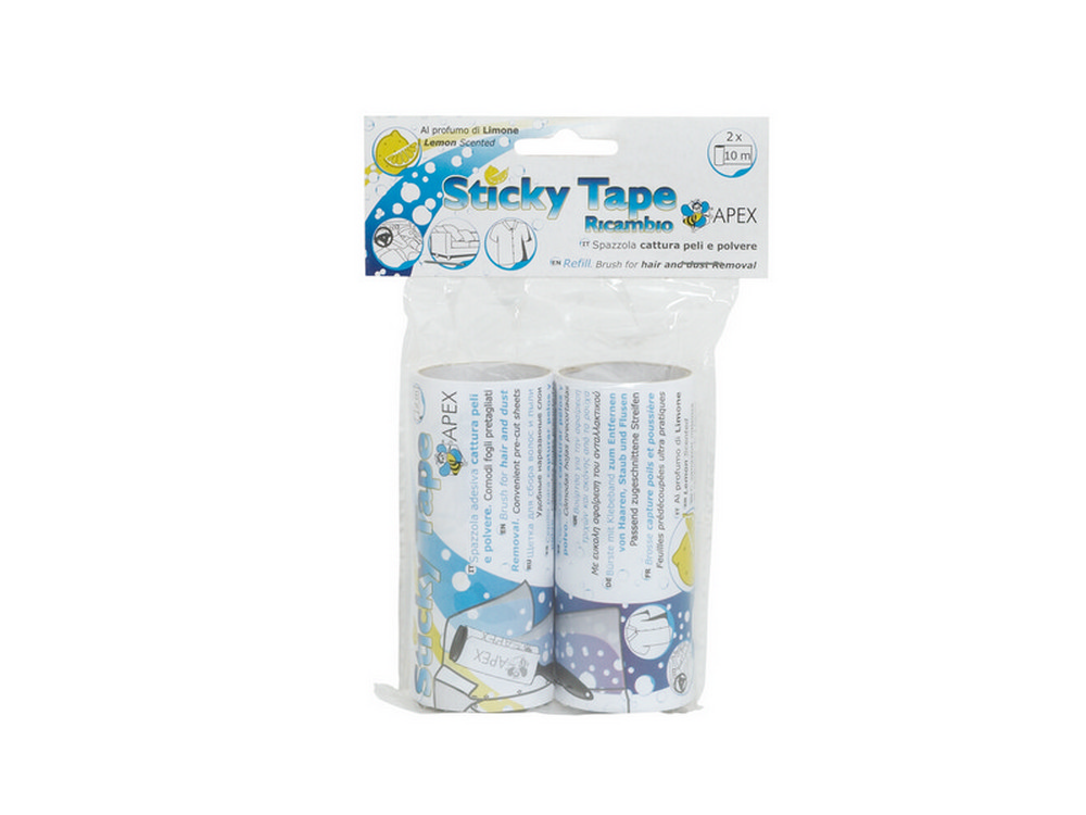NASTRO DI RICAMBIO PER SPAZZOLA STICKY TAPE 2 PZ mt. 10