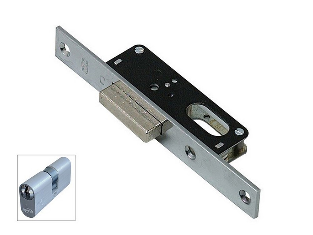 Omec SERRATURA ALLUMINIO INF. MONT. 1M C/CIL. Art. 355 E.15 - F.16