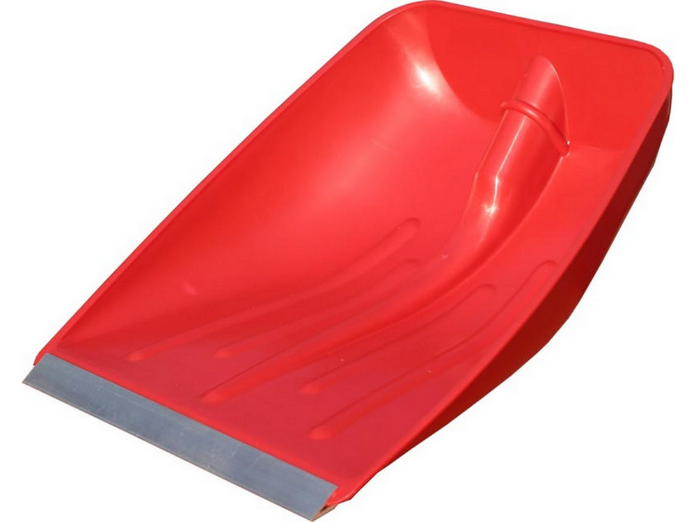 PALA MULTIUSO DA NEVE CON FROFILO IN ALLUMINIO cm. 42x38 col. rosso