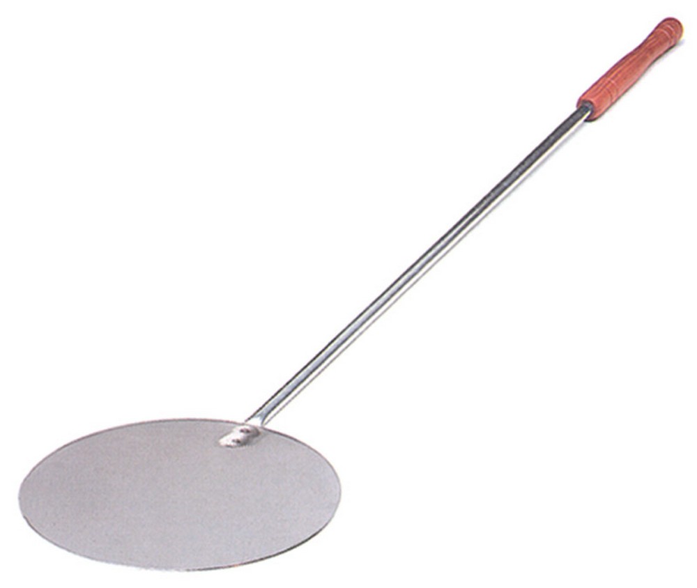 PALA PER PIZZA INOX TONDA CON MANICO  Ø cm. 32 - cm. 150