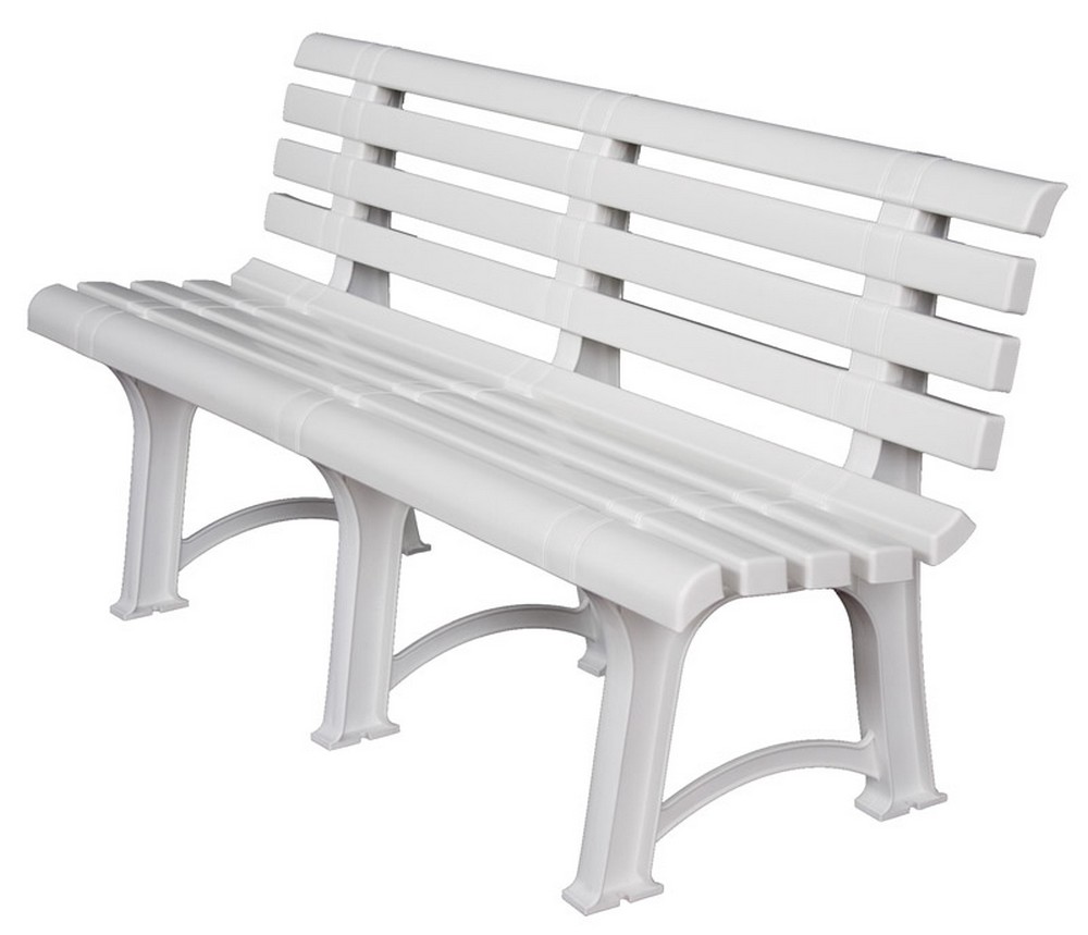 PANCHINA ATENA cm. 149x51x73 h col. Bianco