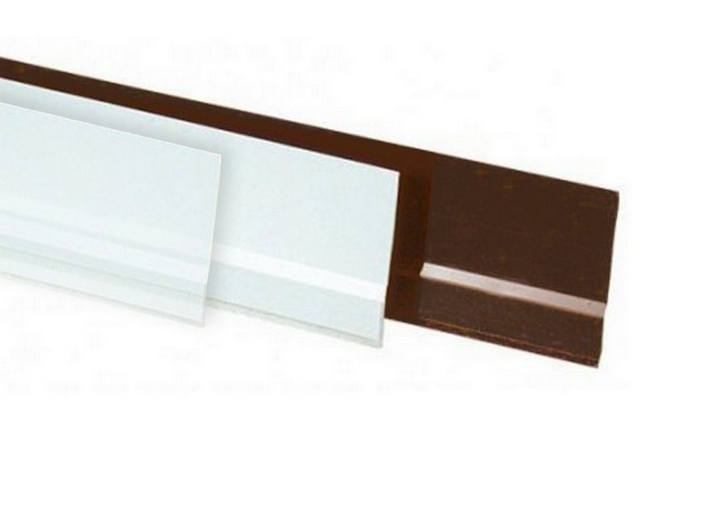 PARAFREDDO FLESSIBILE IN PVC CON FELTRO cm. 100 - Bianco