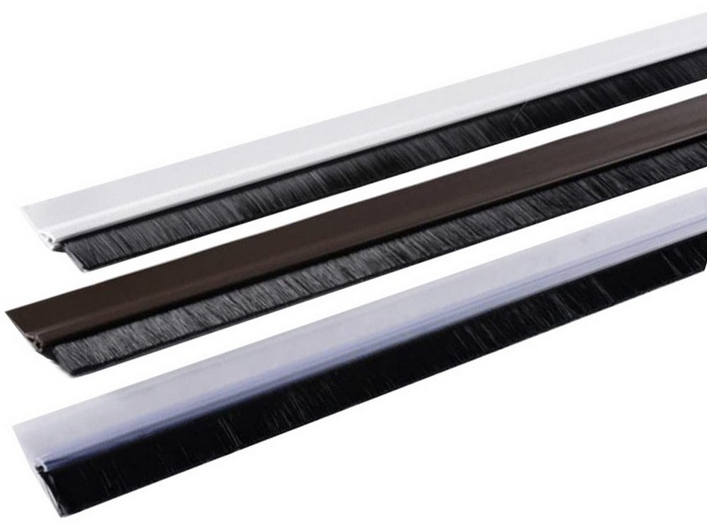 PARAFREDDO RIGIDO IN PVC CON SPAZZOLINO cm. 100 - Bianco