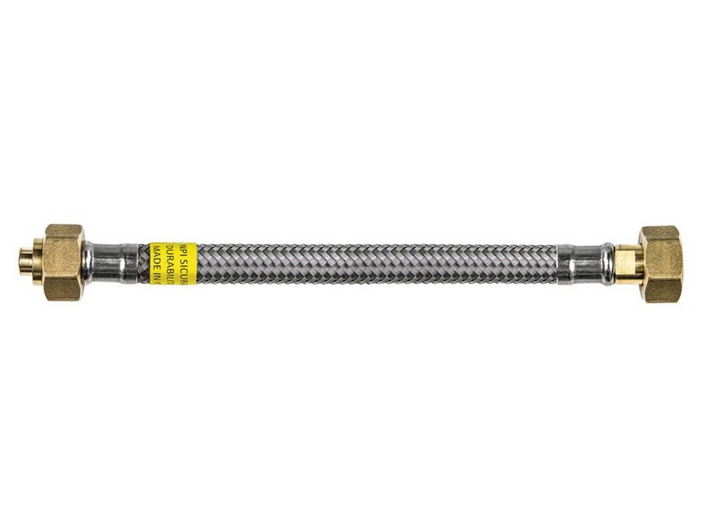 Parigi FLESSIBILE PER GAS GPL NG8 Attacco 1/2F x 1/2F cm. 100