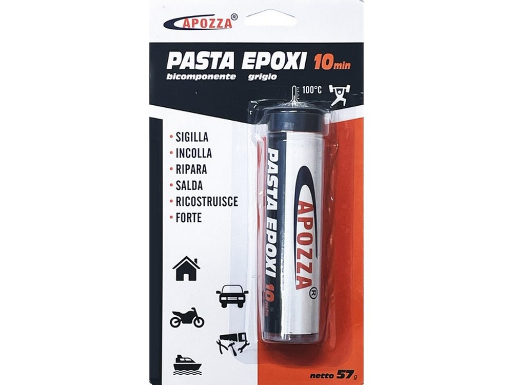 PASTA EPOSSIDICA EPOXI 10 MIN  ml. 57  Col. Grigio