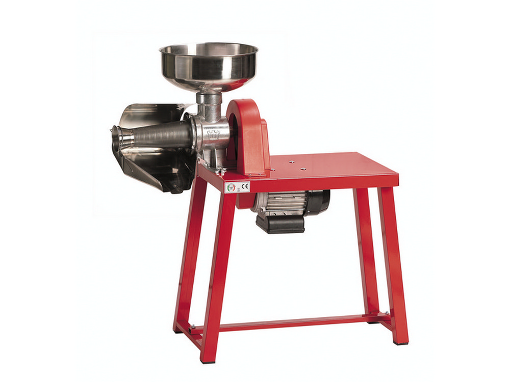 Pavi SPREMIPOMODORO ELETTRICO BANCO VERNICIATO ACCESSORI INOX  n° 5 - Hp 0,45 - 400 W
