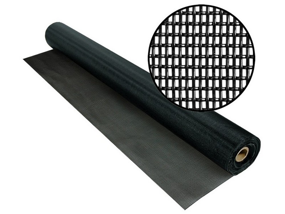 Phifer ZANZARIERA A ROTOLO IN POLIESTERE/PVC PETSCREEN MT.30,5 col.Nero maglia mm.17x10 H. cm.121,92
