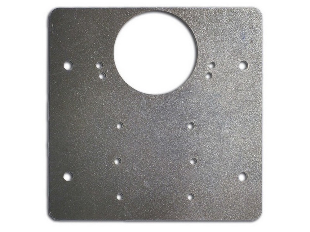 PIASTRA DI RIPARAZIONE PER ANTE MOBILI JOLLY Ø foro mm. 26 , acciaio inox