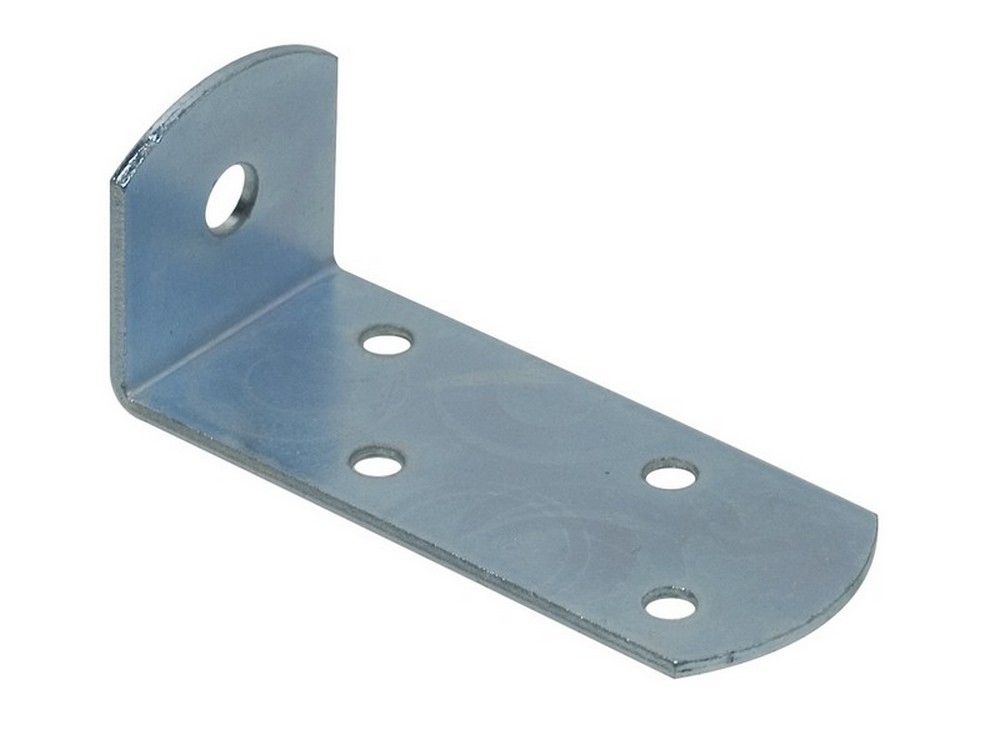 PIASTRINA DI GIUNZIONE ANGOLARE FERRO ZINCATO 50 PZ.  mm.30x30x70
