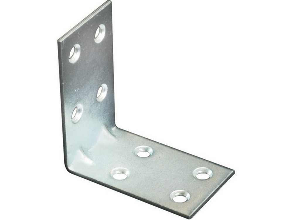 PIASTRINA DI GIUNZIONE ANGOLARE INOX 50 PZ.  mm.30x30