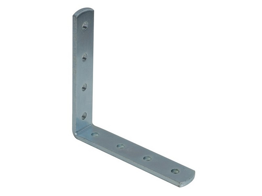 PIASTRINA PIEGATA FORATA  mm.150x150x20