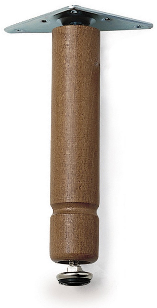 PIEDINO REGOLABILE CON PIASTRA  Col. Noce cm. 10