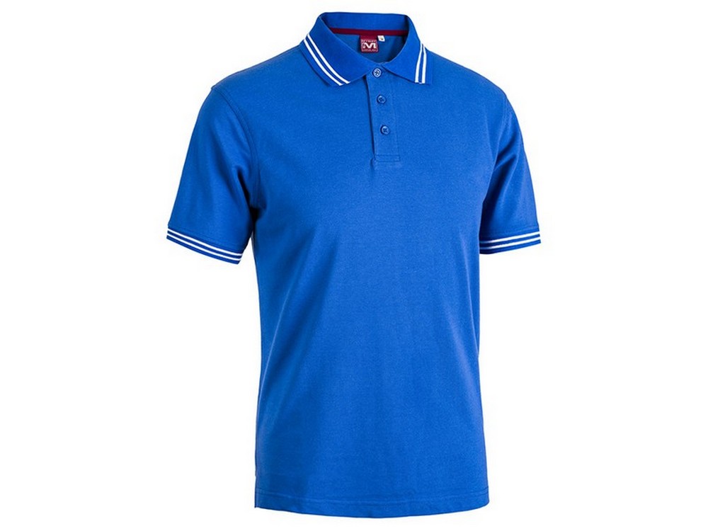 POLO SMITH Col. Blu Royal/Bianco Mis. L