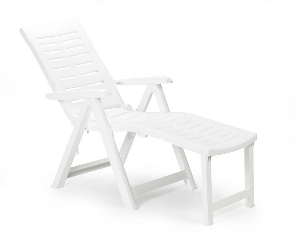 POLTRONA PIEGHEVOLE ARIZONA cm. 109x60x108 h col. Bianco