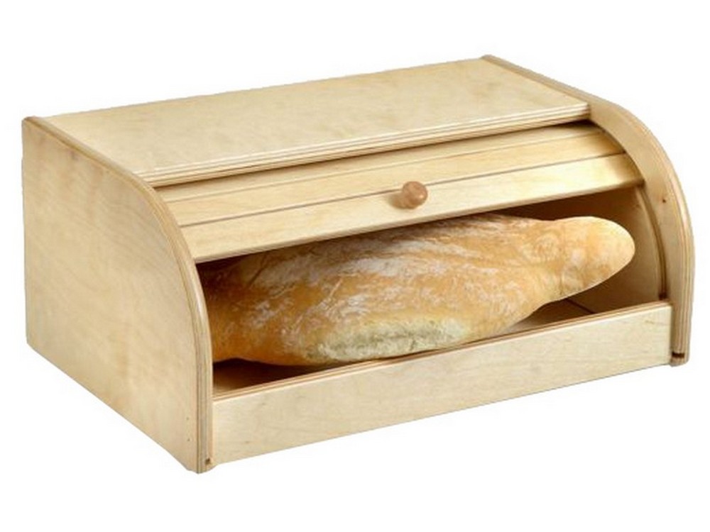 PORTAPANE IN LEGNO CHIARO cm. 39x25x17 h