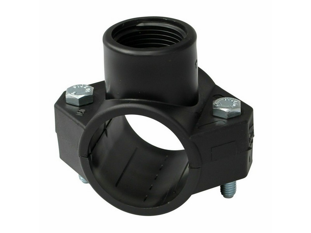 PRESA A STAFFA A 2 BULLONI  mis. 25x1/2
