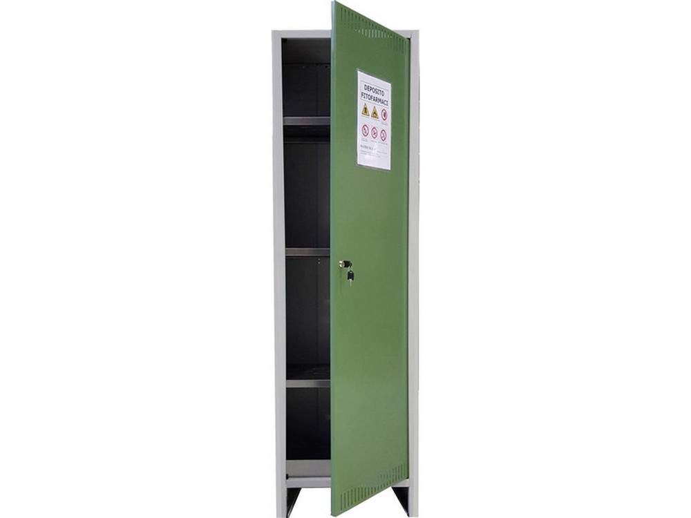 Prometal ARMADIO PER FITOFARMACI cm. 50x40x179,5 h COMPONIBILE