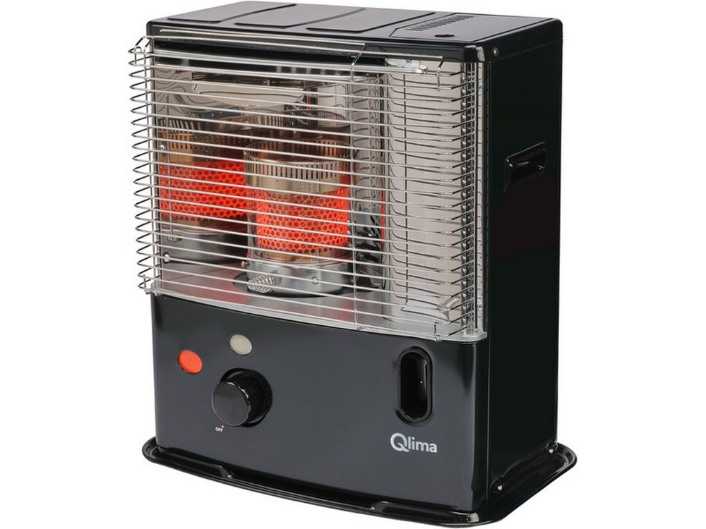 Qlima STUFA A COMBUSTIBILE CON STOPPINO R 3224 X  col. Nero