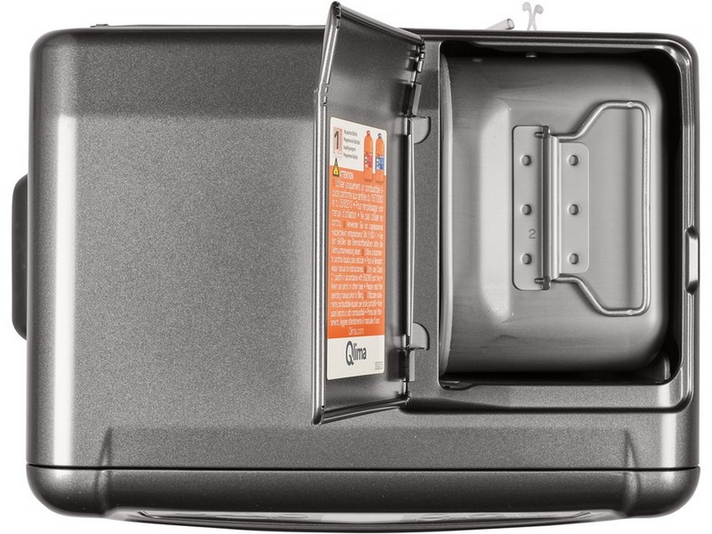 Qlima STUFA A COMBUSTIBILE ELETTRONICA SRE 0031 TC  col. Grigio