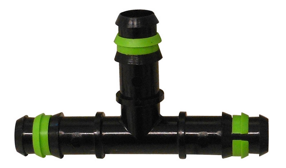 RACCORDO A TEE GIUNZIONE PER TUBO ALA CON ANELLI  mm. 16x16x16