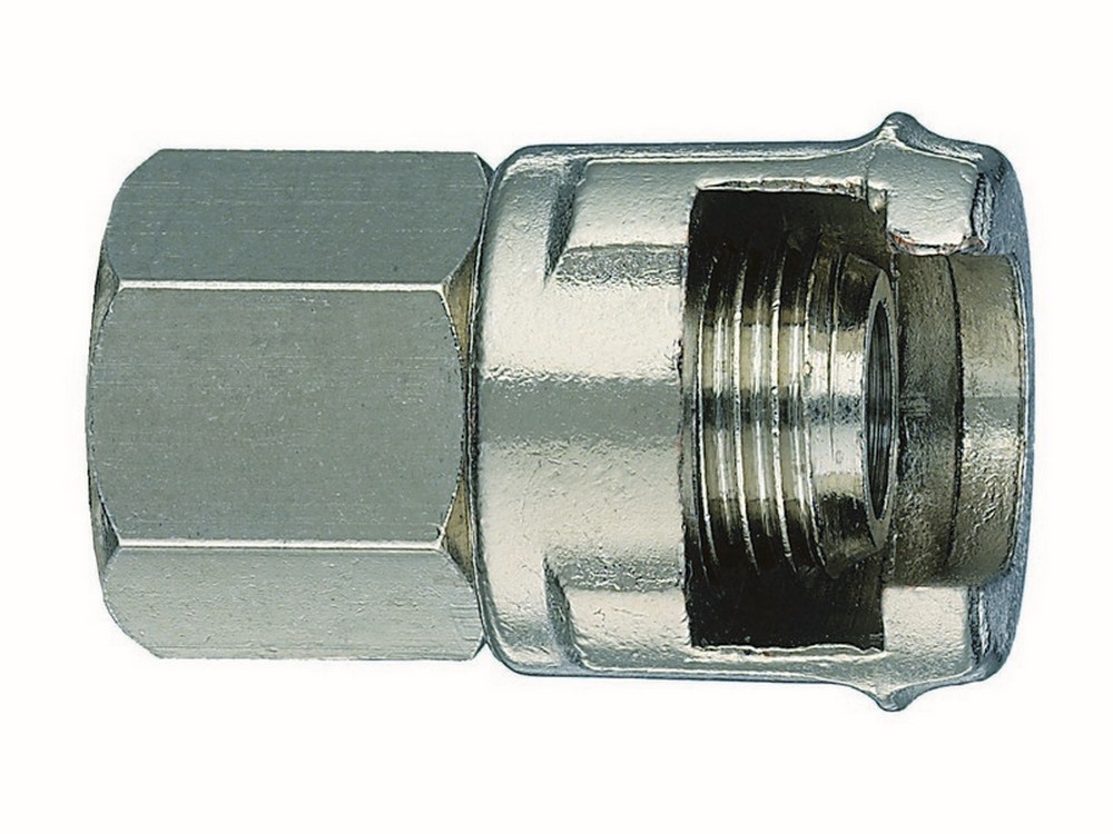 RACCORDO FILETTATO PER COMPRESSORI DADO FRESATO  1/4 F