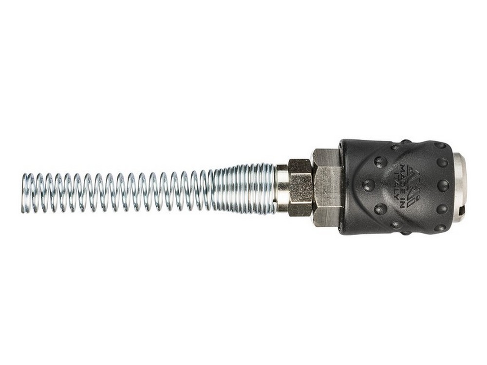 RACCORDO PER SPIRALI ATTACCO RAPIDO PER COMPRESSORI mis. 6x8 (BL)