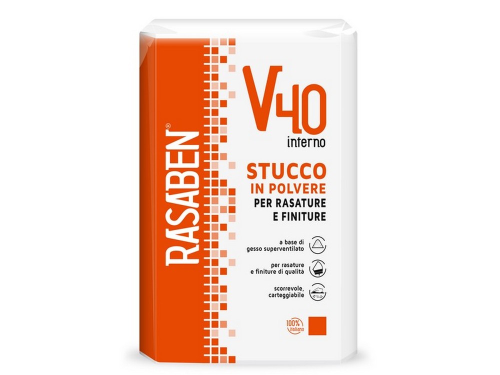 Rasaben STUCCO IN POLVERE PER INTERNI  V40 kg.20