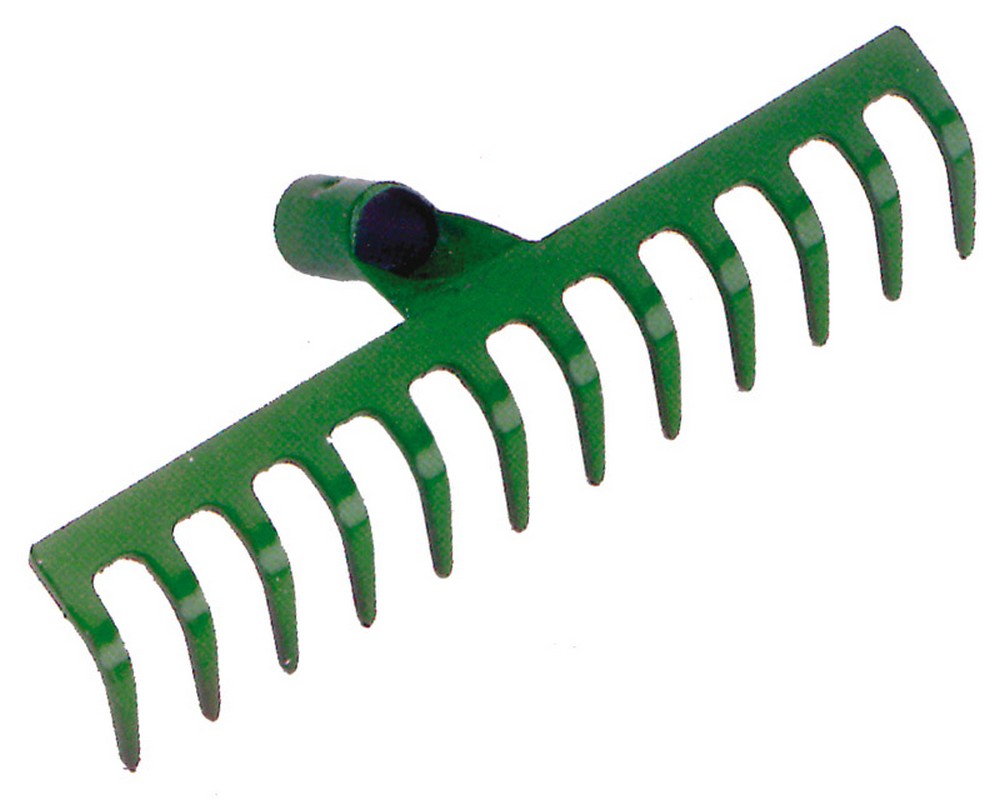 RASTRELLO PER GIARDINO IN ACCIAIO STAMPATO 10 denti