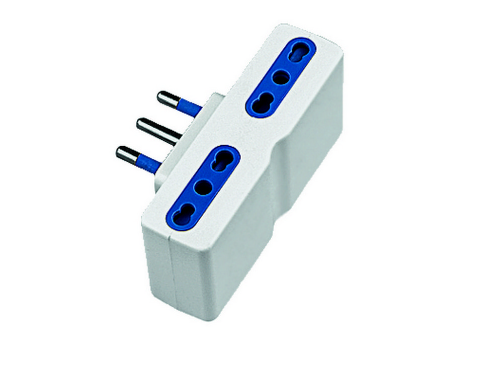 Reer ADATTATORE QUADRUPLO 2P+T spina 16A/4 prese 10/16A