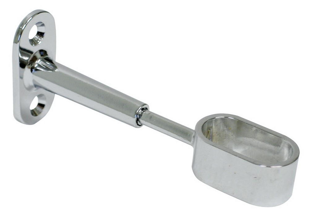 REGGITUBO PER ARMADI REGOLABILE OVALE Cromato mm. 15x30