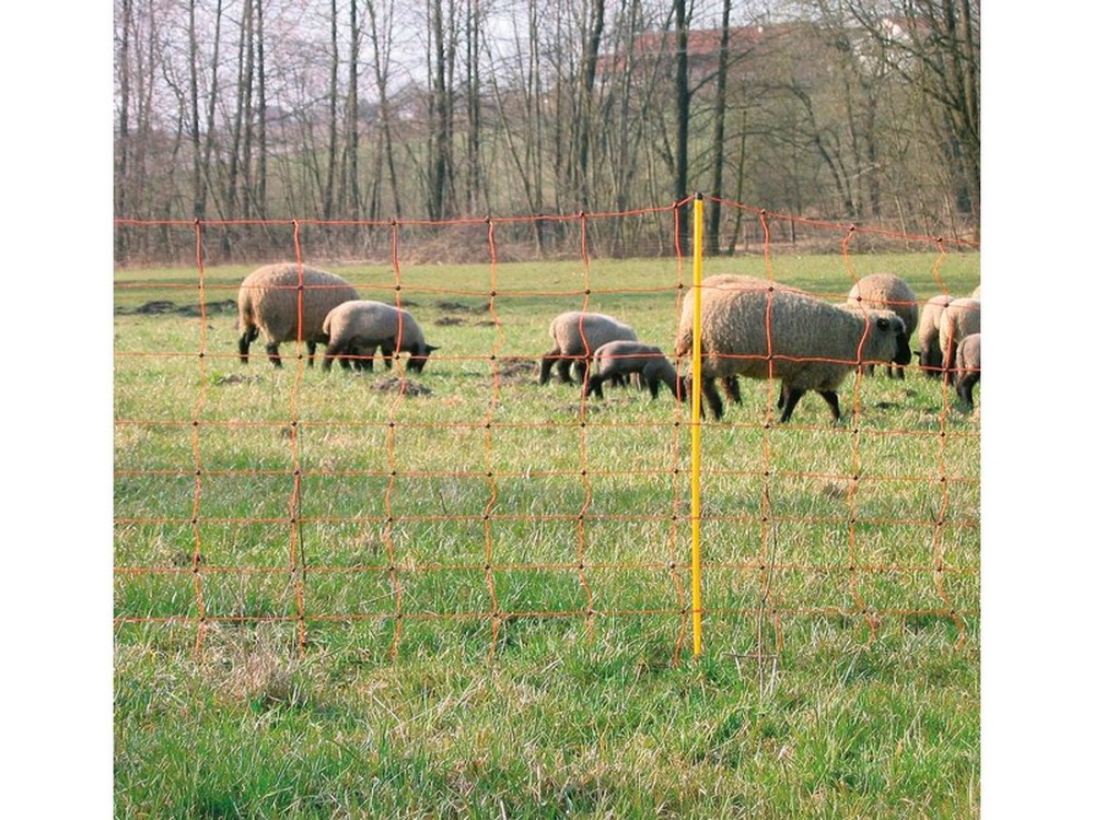 RETE ELETTRIFICABILE PER OVINI OVINET h cm. 108 lungh. mt. 50 con 14 paletti punta singola