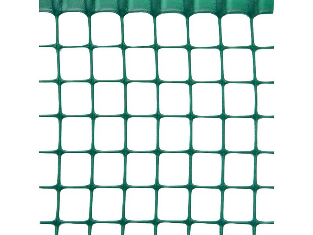 RETE IN PLASTICA QUADRANET X BALCONI maglia  mm. 5x5 rotolo mt.50 H. cm. 100 - Verde