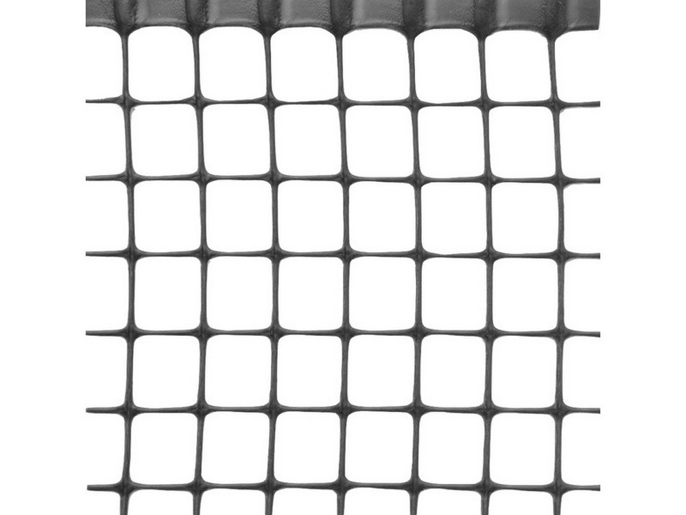 RETE IN PLASTICA QUADRANET X BALCONI maglia  mm.10x10 rotolo mt.50 H. cm. 100 - Antracite