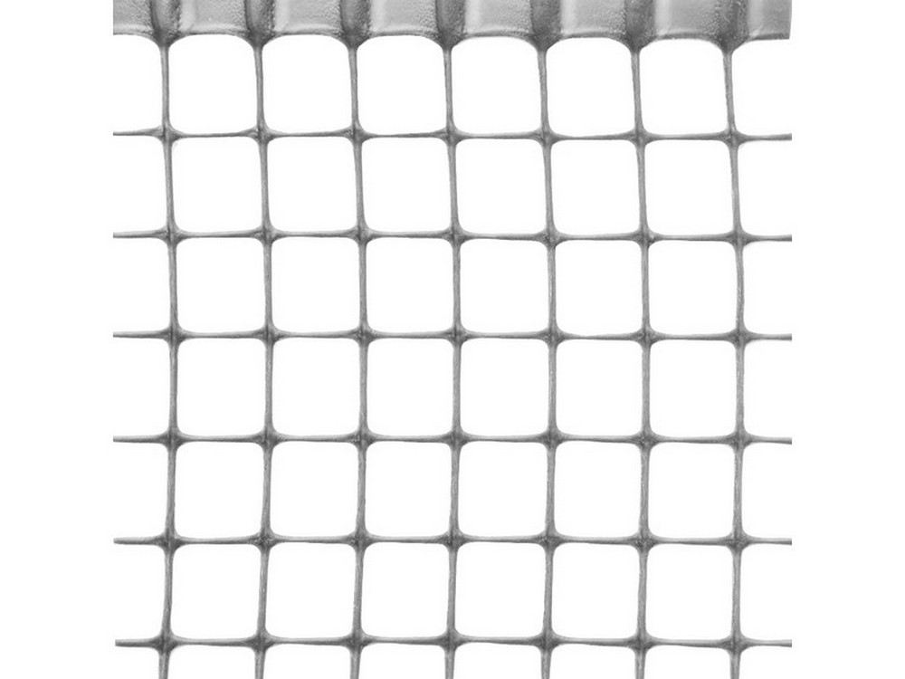 RETE IN PLASTICA QUADRANET X BALCONI maglia  mm.10x10 rotolo mt.50 H. cm. 100 - Grigio