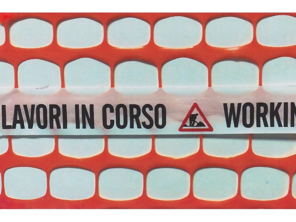 RETE PER CANTIERE MT.50 REDIL PLUS FASCIA LAVORI IN CORSO col. Arancio H. cm. 100