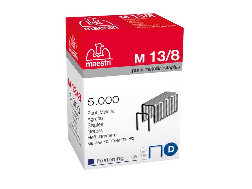 Romeo Maestri PUNTI PER FISSATRICI IN SCATOLA  Mod. 13/6 mm. 6