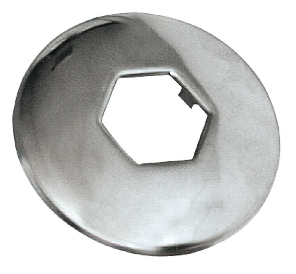 ROSONE ESAGONALE ACCIAIO INOX  Ø foro 1/2.