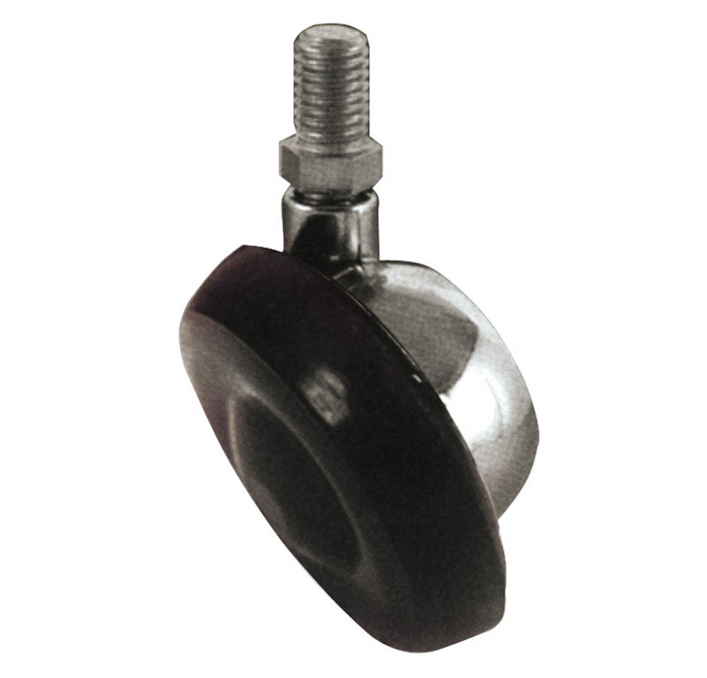 RUOTA GIREVOLE PER MOBILI NYLON  mm. 42-perno M8x15