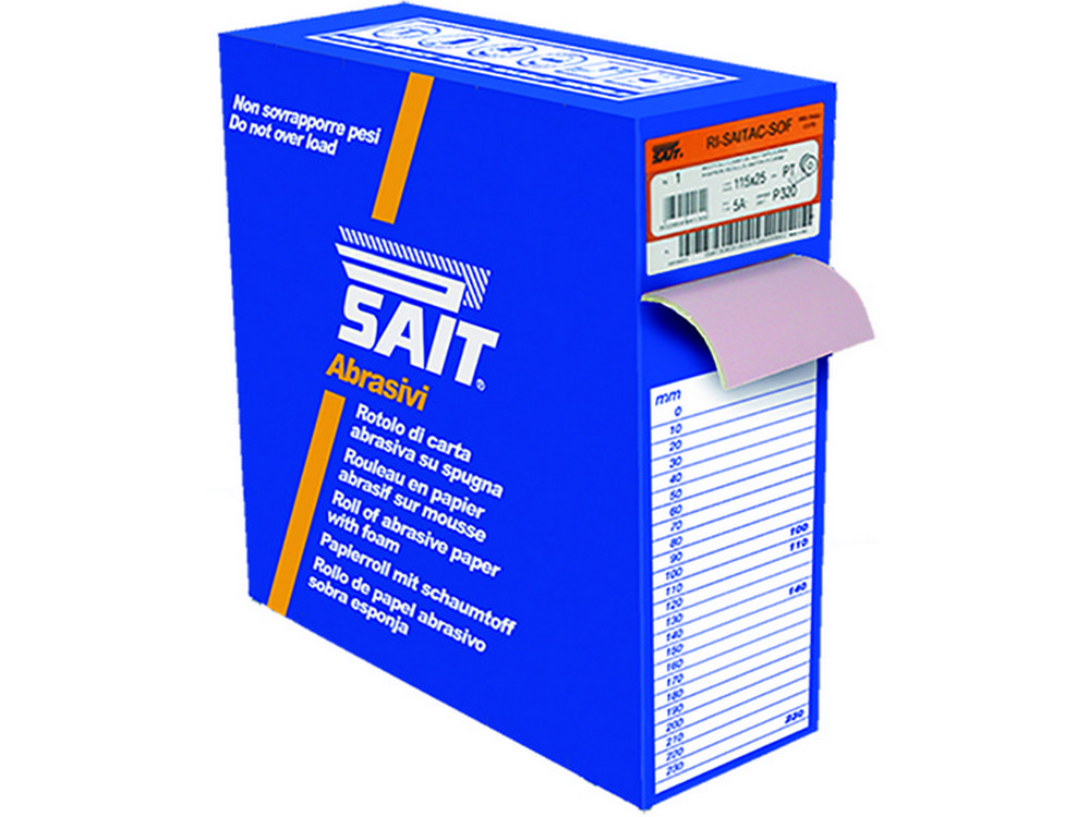Sait CARTA ABRASIVA RI-SAITAC-SOF 3S mm. 115x25 mt. grana 320