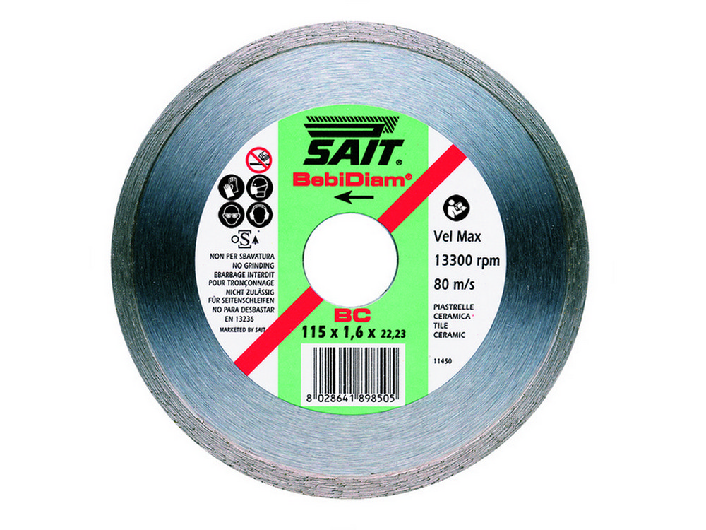 Sait DISCO DIAMANTATO BEBIDIAM DD-BC Ø mm. 115x1,9x22,23