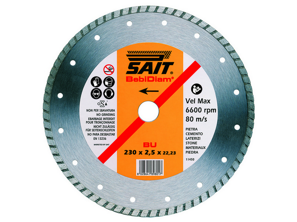 Sait DISCO DIAMANTATO BEBIDIAM DD-BU Ø mm. 230x2,5x22,23