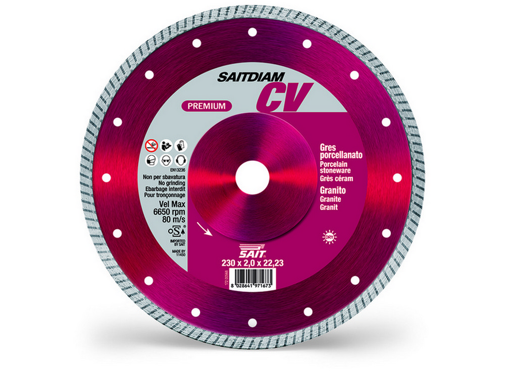 Sait DISCO DIAMANTATO SAITDIAM CV Ø mm. 115x1,4x22,23