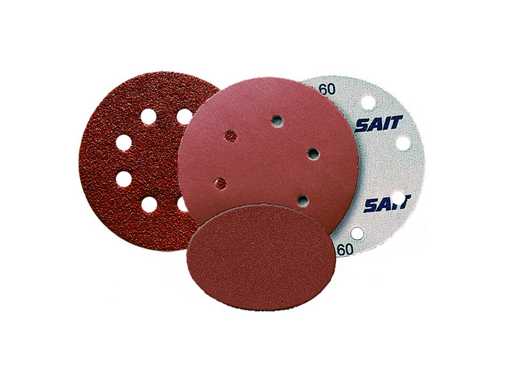 Sait DISCO VELCRATO D-SAITAC-VEL tipo AW-D - Ø mm. 150 (15 fori) grana 150