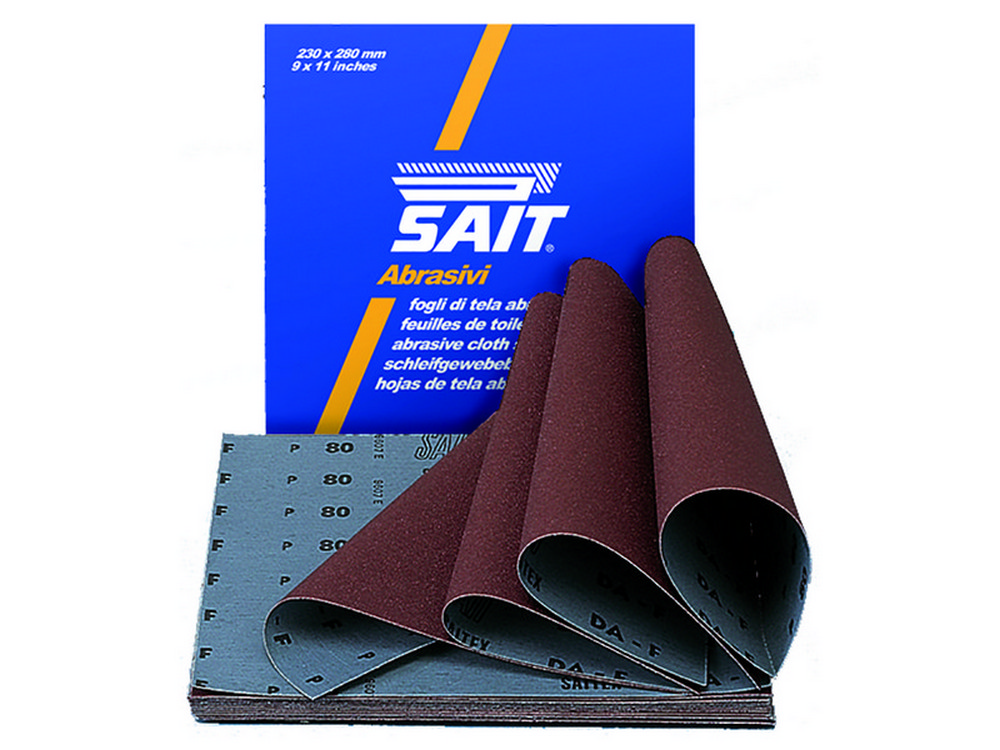 Sait FOGLIO DI TELA ABRASIVA S-SAITEX DA-F mm. 230x280  grana 60