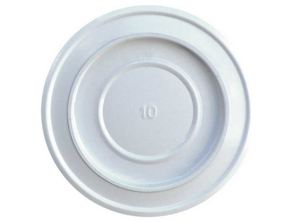 Save ROSONE DA PARETE PER STUFA A LEGNA PORCELLANATO CLASSIC Col. Bianco Ø cm. 10