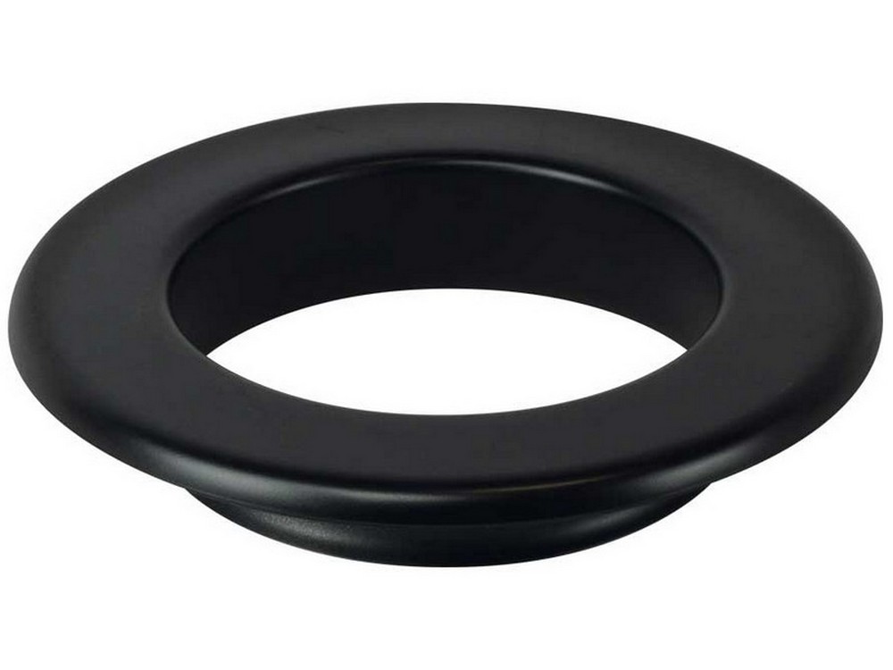 Save ROSONE DA PARETE PER STUFA A LEGNA PORCELLANATO PLUS LIGHT Col. Nero opaco Ø cm. 12