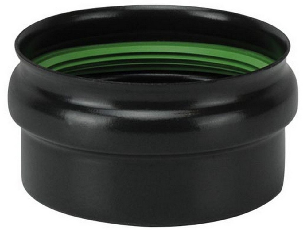 Save TAPPO PER DEVIAZIONE A T PER STUFA A PELLET LIGHT SENZA GUARNIZIONE Col. Nero opaco Ø cm. 8